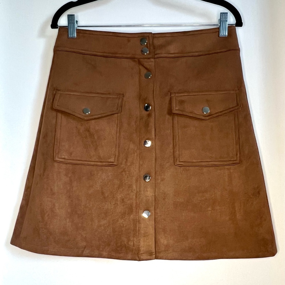 💥NWT💥 Philosophy Faux Leather/Suede Skirt Sz. 8
